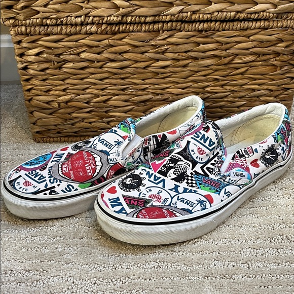 Vans BMX “Those Aren’t Vans” Print Unisex Skater Slip On Sneakers W 8 /M 6.5 EUC - Picture 4 of 10